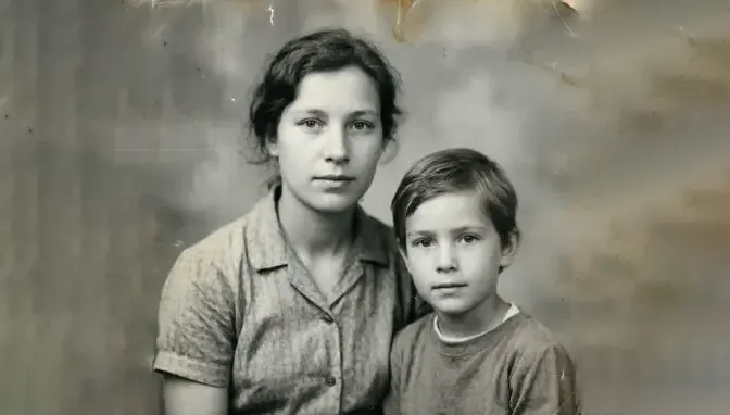 Пример ретуши фотографии до и после
